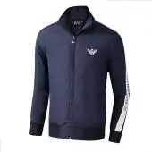jacket armani homme solde eagle logo ga blue